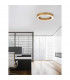 Morbido Integrated LED Semi Flush Light Brass Gold Aluminium LED 50W 3317Lm 2700K - 4000K-2