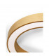 Morbido Integrated LED Semi Flush Light Brass Gold Aluminium LED 50W 3317Lm 2700K - 4000K-5