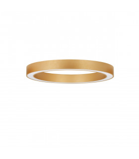 Morbido Integrated LED Semi Flush Light Brass Gold Aluminium LED 60W 3427Lm 2700K - 4000K + Remote Control-1