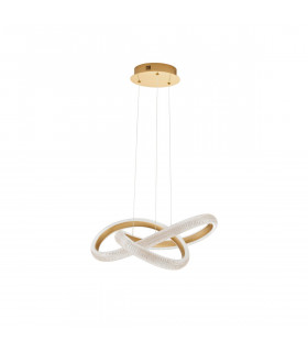 Medora Integrated LED Pendant Ceiling Light Brass Gold Aluminium LED 42W 3400Lm 3000K-1