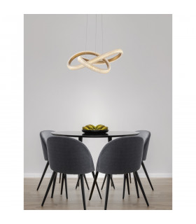Medora Integrated LED Pendant Ceiling Light Brass Gold Aluminium LED 42W 3400Lm 3000K-2