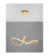 Medora II Integrated LED Pendant Ceiling Light Brass Gold Aluminium LED 42W 3400Lm 3000K-2