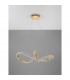 Medora II Integrated LED Pendant Ceiling Light Brass Gold Aluminium LED 42W 3400Lm 3000K-4