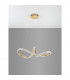 Medora II Integrated LED Pendant Ceiling Light Brass Gold Aluminium LED 42W 3400Lm 3000K-7