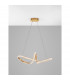 Medora II Integrated LED Pendant Ceiling Light Brass Gold Aluminium LED 42W 3400Lm 3000K-8