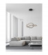 Ginevra Integrated LED Pendant Ceiling Light Sandy black Aluminium LED 56W 3750Lm 3000K-2