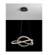 Ginevra Integrated LED Pendant Ceiling Light Sandy black Aluminium LED 56W 3750Lm 3000K-4