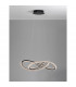 Ginevra Integrated LED Pendant Ceiling Light Sandy black Aluminium LED 56W 3750Lm 3000K-6