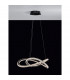 Ginevra Integrated LED Pendant Ceiling Light Sandy black Aluminium LED 56W 3750Lm 3000K-8