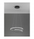 Ginevra Integrated LED Pendant Ceiling Light Sandy black Aluminium LED 45W 2800Lm 3000K-3