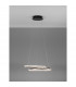 Ginevra Integrated LED Pendant Ceiling Light Sandy black Aluminium LED 45W 2800Lm 3000K-8
