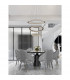 Ginevra Integrated LED Pendant Ceiling Light Sandy black Aluminium LED 69W 3900Lm 3000K-2