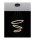 Ginevra Integrated LED Pendant Ceiling Light Sandy black Aluminium LED 69W 3900Lm 3000K-5