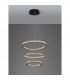 Ginevra Integrated LED Pendant Ceiling Light Sandy black Aluminium LED 69W 3900Lm 3000K-7