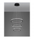 Ginevra Integrated LED Pendant Ceiling Light Sandy black Aluminium LED 69W 3900Lm 3000K-8