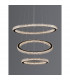 Ginevra Integrated LED Pendant Ceiling Light Sandy black Aluminium LED 69W 3900Lm 3000K-9