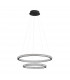Ginevra Integrated LED Pendant Ceiling Light Sandy black Aluminium LED 54W 3350Lm 3000K-1