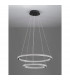 Ginevra Integrated LED Pendant Ceiling Light Sandy black Aluminium LED 54W 3350Lm 3000K-3