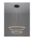 Ginevra Integrated LED Pendant Ceiling Light Sandy black Aluminium LED 54W 3350Lm 3000K-4