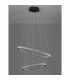 Ginevra Integrated LED Pendant Ceiling Light Sandy black Aluminium LED 54W 3350Lm 3000K-5