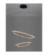 Ginevra Integrated LED Pendant Ceiling Light Sandy black Aluminium LED 54W 3350Lm 3000K-6