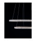 Ginevra Integrated LED Pendant Ceiling Light Sandy black Aluminium LED 54W 3350Lm 3000K-7