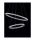 Ginevra Integrated LED Pendant Ceiling Light Sandy black Aluminium LED 54W 3350Lm 3000K-9