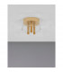 Gatlin Integrated LED Semi Flush Light Brass Gold Metal LED 20.5W 950Lm 3000K-3