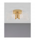 Gatlin Integrated LED Semi Flush Light Brass Gold Metal LED 20.5W 950Lm 3000K-4