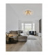 Gatlin Integrated LED Semi Flush Light Brass Gold Metal LED 28W 1300Lm 3000K-2
