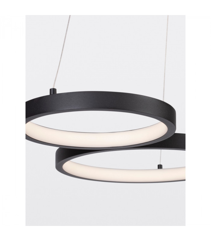 Magnus Integrated LED Pendant Ceiling Light Sandy Black Aluminium LED 28W 230V 1900Lm 3000K-5