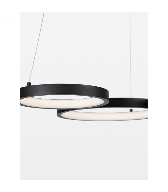 Magnus Integrated LED Pendant Ceiling Light Sandy Black Aluminium LED 28W 230V 1900Lm 3000K-6