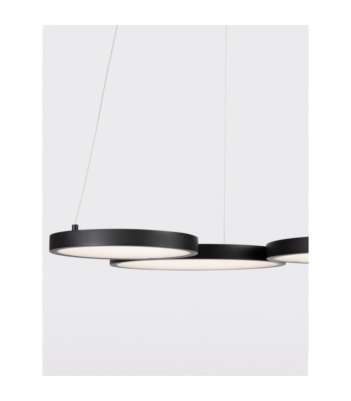 Magnus Integrated LED Pendant Ceiling Light Sandy Black Aluminium LED 28W 230V 1900Lm 3000K-7