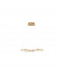Magnus Integrated LED Pendant Ceiling Light Brass Gold Aluminium LED 28W 230V 1900Lm 3000K-1