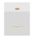 Magnus Integrated LED Pendant Ceiling Light Brass Gold Aluminium LED 28W 230V 1900Lm 3000K-3