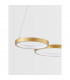 Magnus Integrated LED Pendant Ceiling Light Brass Gold Aluminium LED 28W 230V 1900Lm 3000K-5