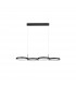 Magnus Bar Pendant Ceiling Light Sandy Black Aluminium LED 41W 230V 2300Lm 3000K-1