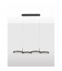 Magnus Bar Pendant Ceiling Light Sandy Black Aluminium LED 41W 230V 2300Lm 3000K-4