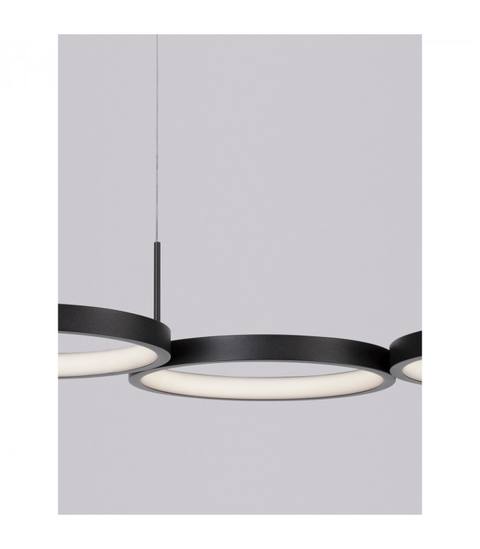 Magnus Bar Pendant Ceiling Light Sandy Black Aluminium LED 41W 230V 2300Lm 3000K-6