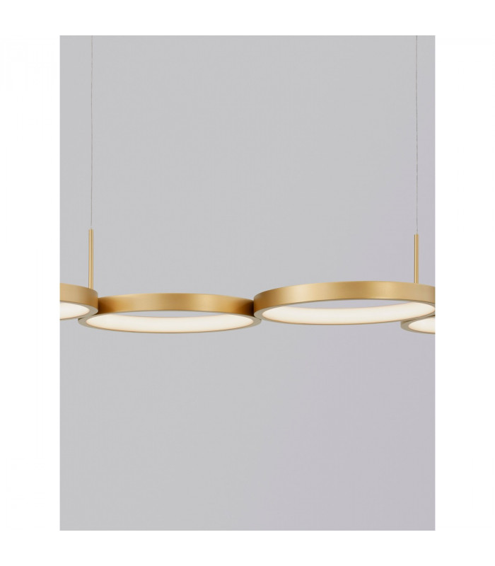Magnus Bar Pendant Ceiling Light Brass Gold Aluminium LED 41W 230V 2300Lm 3000K-6