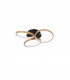 Elize Integrated LED Semi Flush Light Black Brass Gold Steel Aluminium Silicon LED 28W 1550Lm 3000K-1