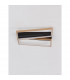 Elize II Integrated LED Semi Flush Light Black Brass Gold Steel Aluminium Silicon LED 28W 1550Lm 3000K-3