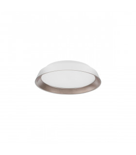 Vela Integrated LED Semi Flush Light Sandy White Outside Coffee inside Aluminium LED 30W 1665Lm 3000K-1