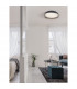 Vela Integrated LED Semi Flush Light Sandy Black Outside Coffee Inside Aluminium LED 30W 1665Lm 3000K-2
