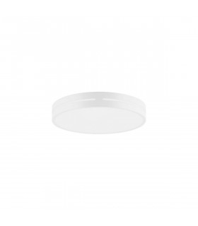 Wheel Integrated LED Semi Flush Light Sandy White Aluminium LED 30W 230V 1825Lm 3000K-1