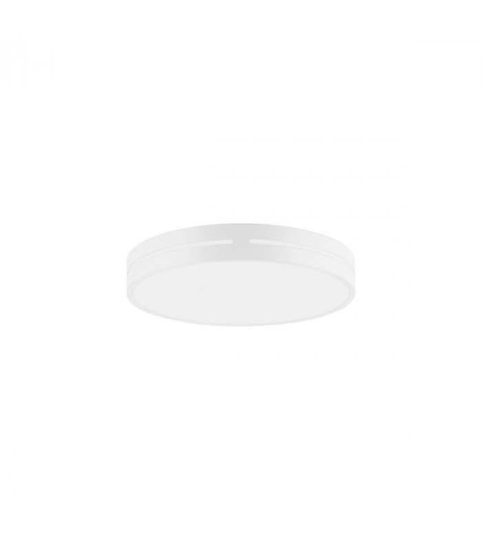 Wheel Integrated LED Semi Flush Light Sandy White Aluminium LED 30W 230V 1825Lm 3000K-1