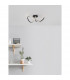 Amara Integrated LED Semi Flush Light Sandy Black Aluminium LED 23W 1400Lm 3000K-2