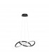 Amara Integrated LED Pendant Ceiling Light Sandy Black Aluminium LED 28W 1600Lm 3000K-1