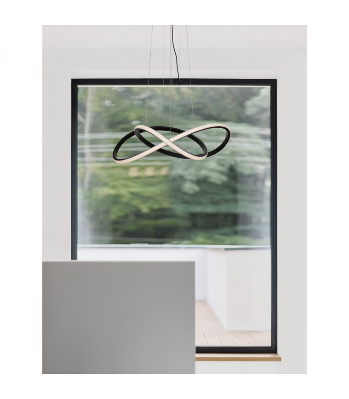 Amara Integrated LED Pendant Ceiling Light Sandy Black Aluminium LED 28W 1600Lm 3000K-2