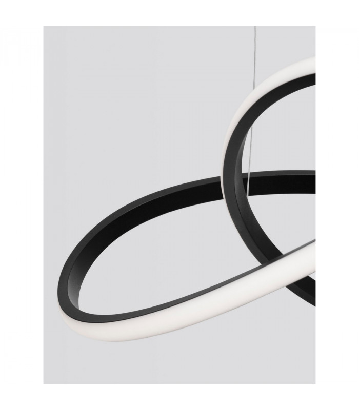 Amara Integrated LED Pendant Ceiling Light Sandy Black Aluminium LED 28W 1600Lm 3000K-5